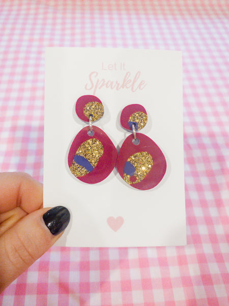 Resin Oval Dangles
