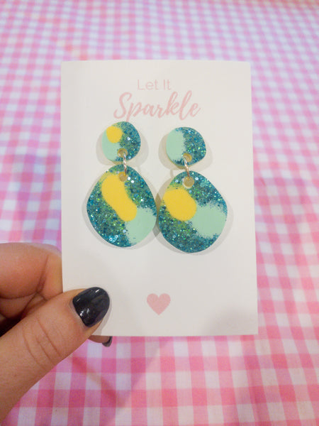 Resin Oval Dangles