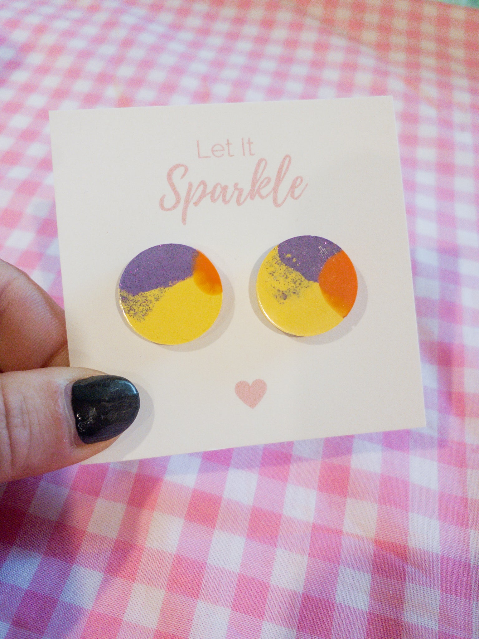 Resin Studs - Colour Pop