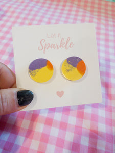 Resin Studs - Colour Pop