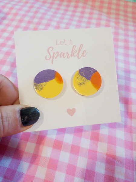 Resin Studs - Colour Pop